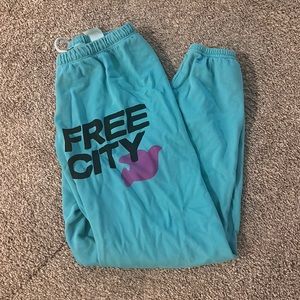 Large Free City sweatpants. Excellent used conditions. Purchased from Saks